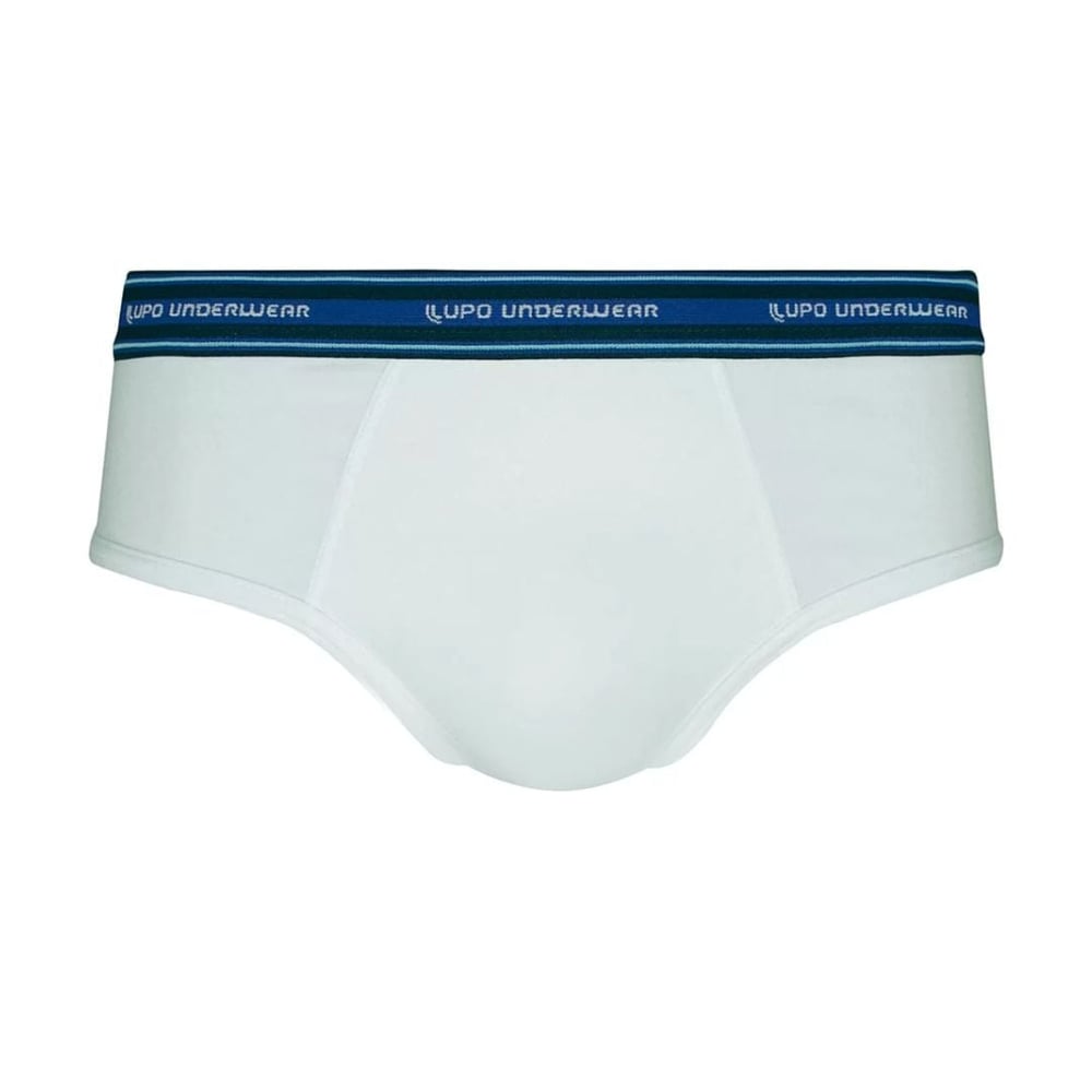 Cueca Slip De Algodão Com Elastano Lupo