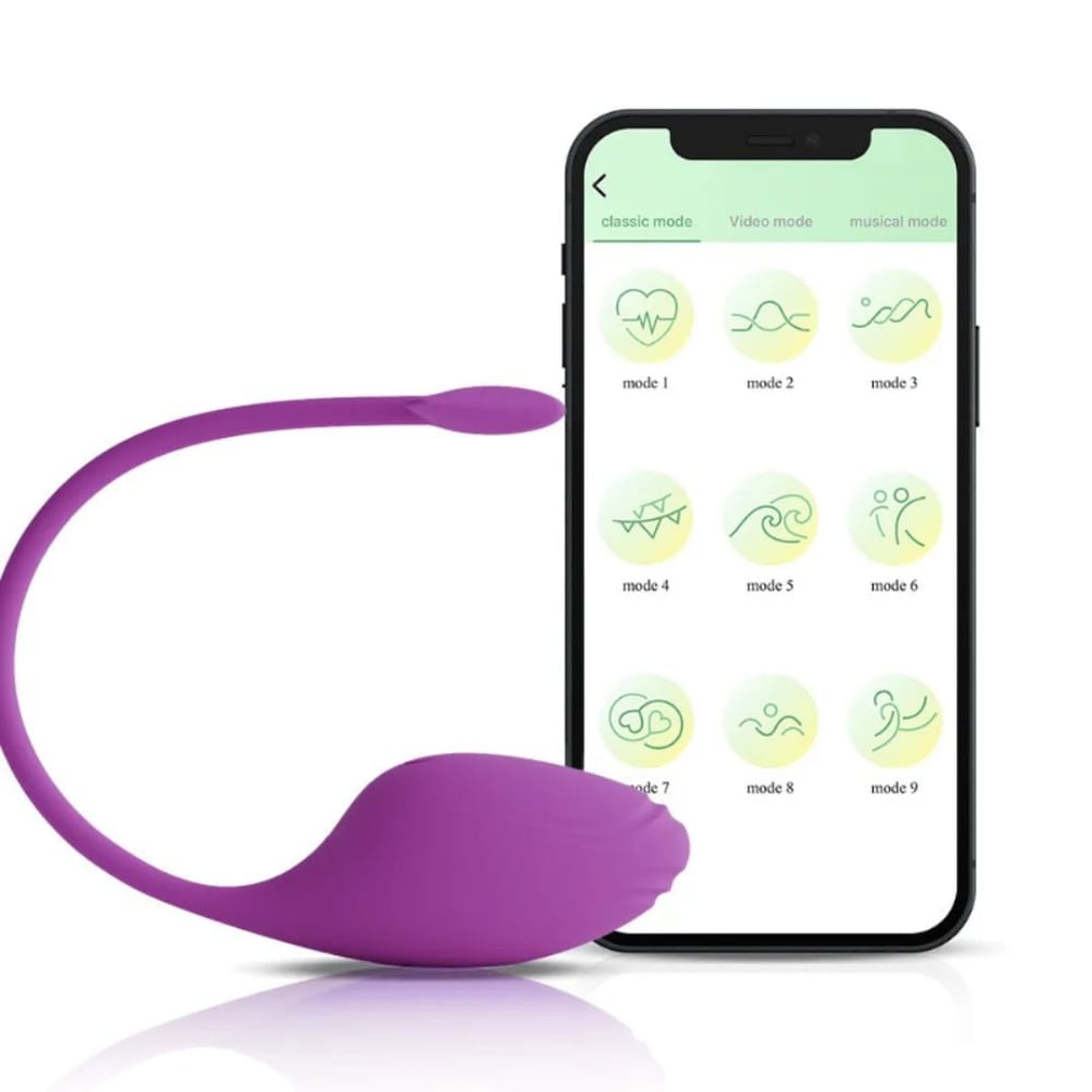 Vibrador De Casal Bump Orgasm 9 Vibrações Controle Por Aplicativo