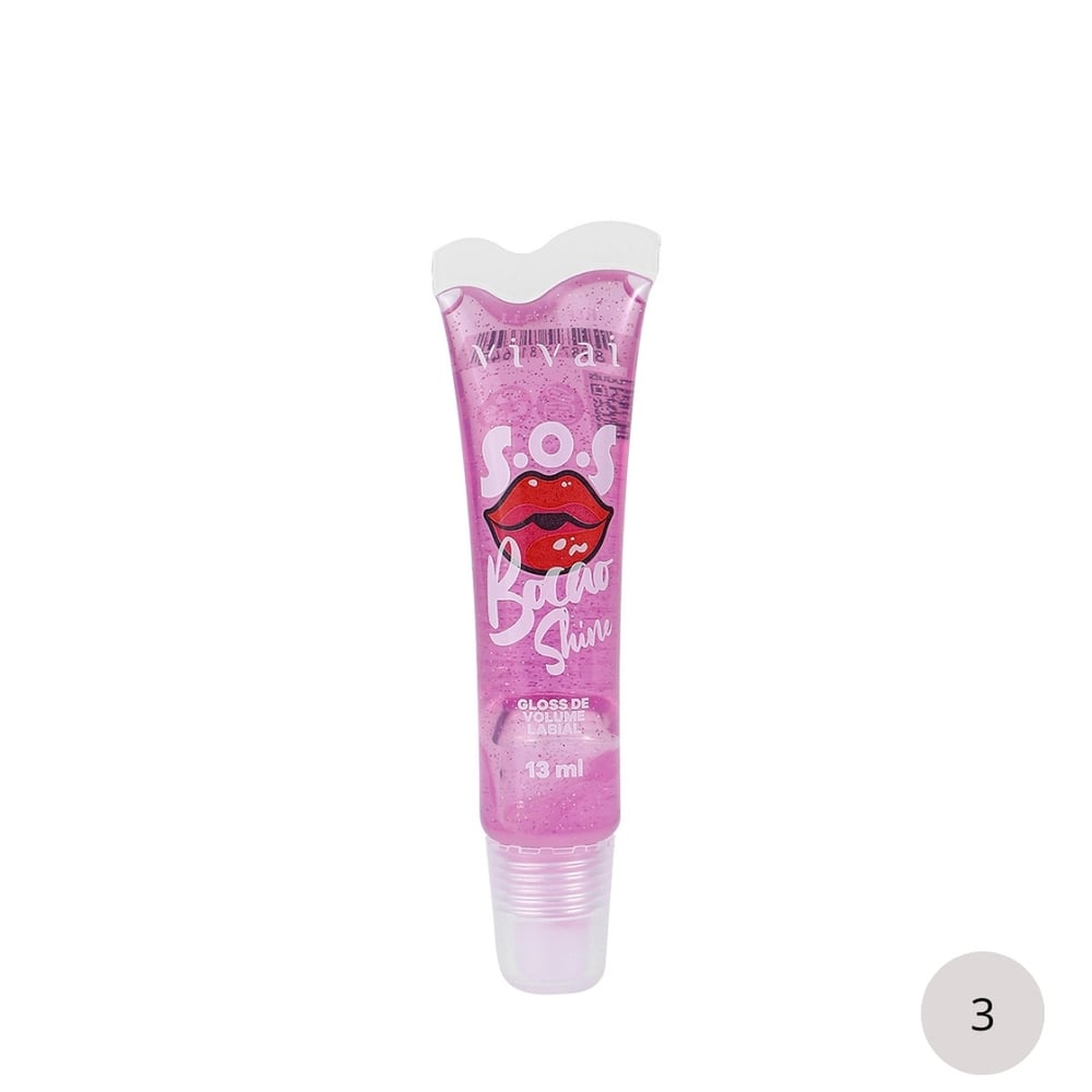 S.o.s Bocão Shine Gloss De Volume Labial 13ml Vivai