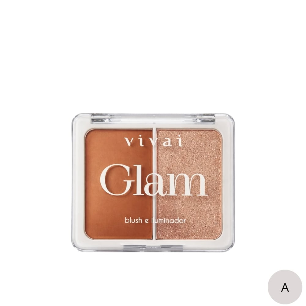 Glam Duo Blush E Iluminador Vivai
