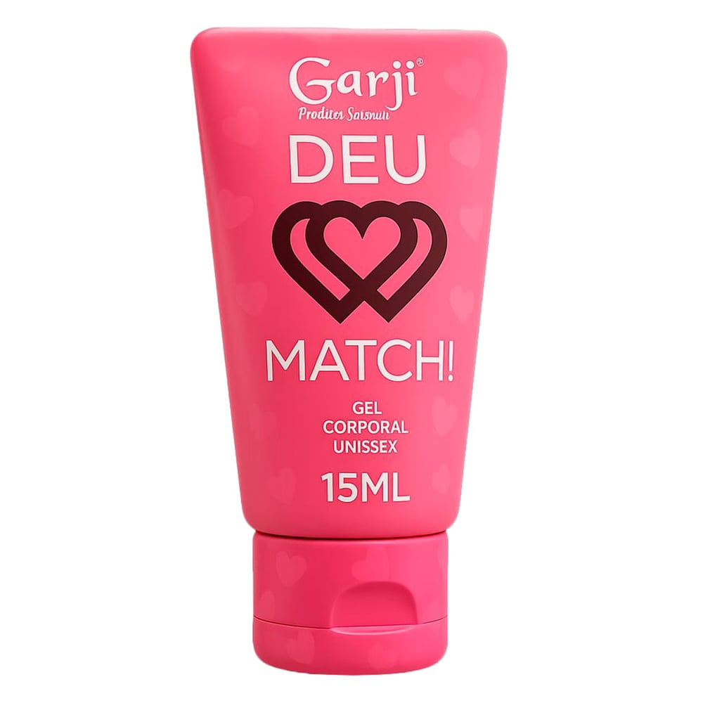 Deu Match Gel Pulse Excitante Comestível Unissex 15ml Garji