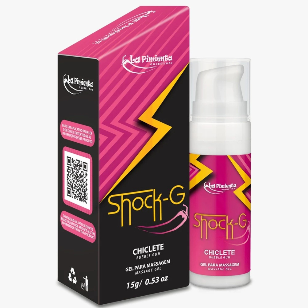 Shock G Excitante Vibrador Beijavel 15g La Pimienta