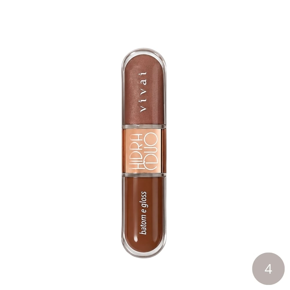 Hidra Duo Batom Líquido E Gloss Labial 12ml Vivai