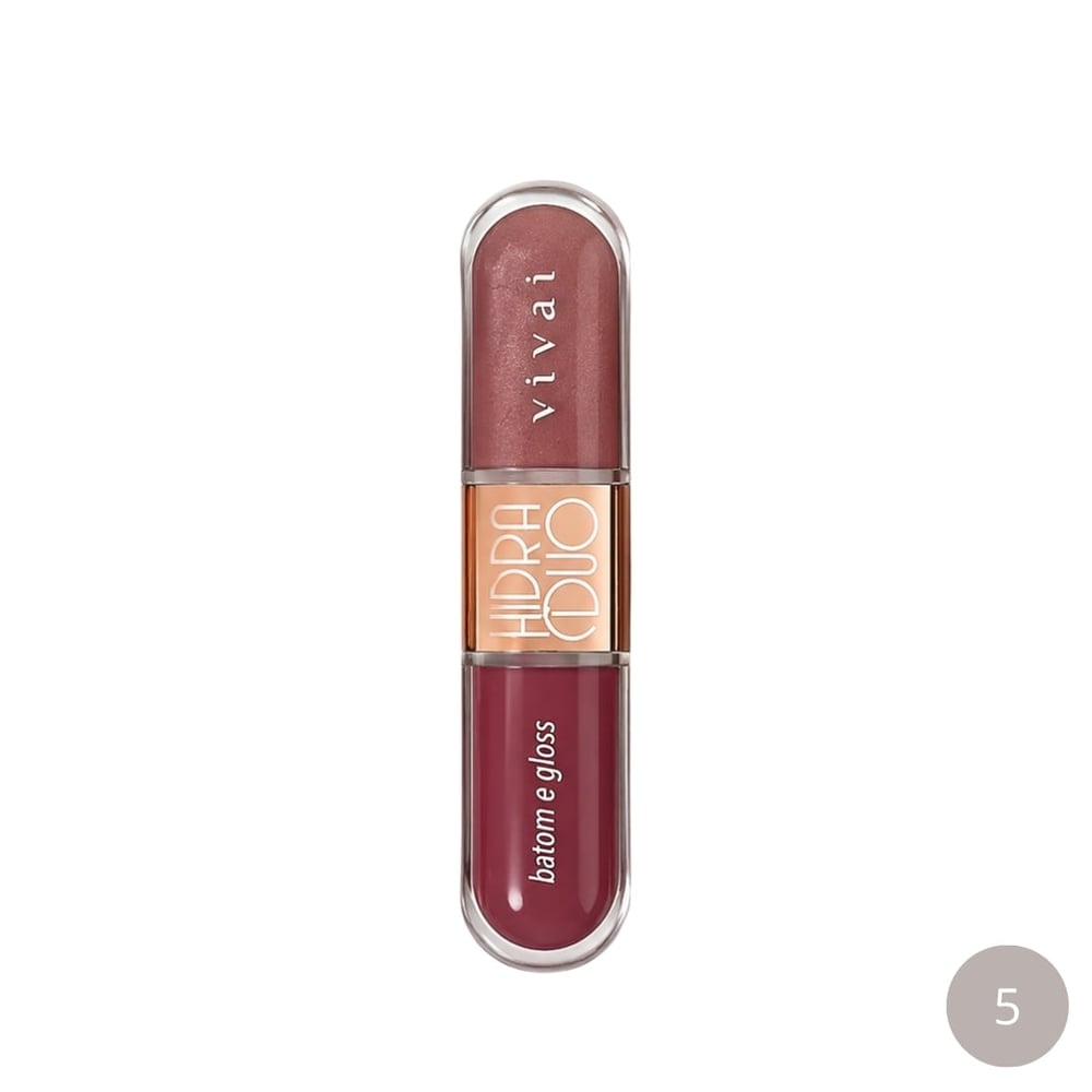 Hidra Duo Batom Líquido E Gloss Labial 12ml Vivai