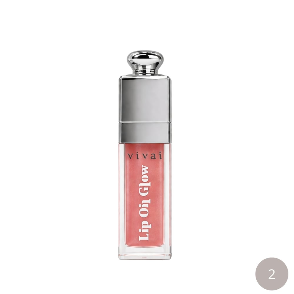 Gloss Lip Oil Glow Efeito Espelhado 9,5ml Vivai