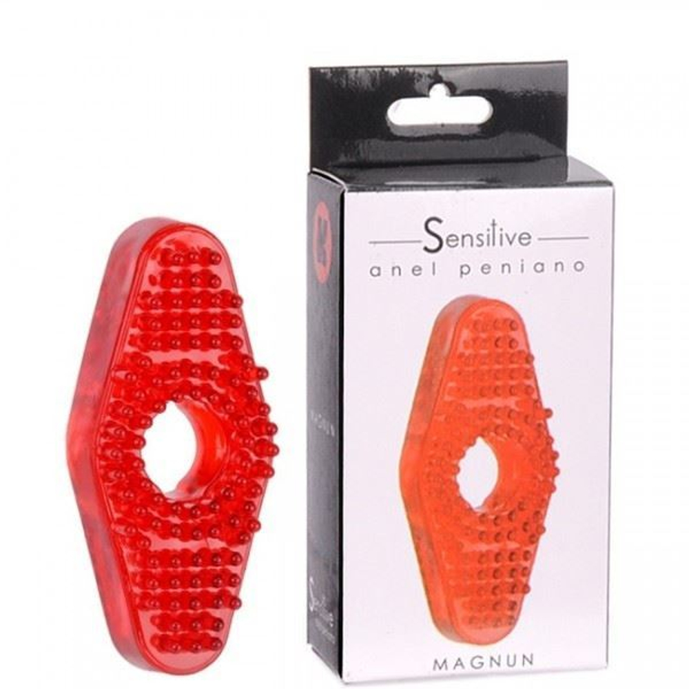 Anel Peniano Magnun Silicone Com Estimulador Ktoy