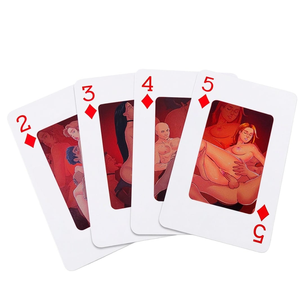 Baralho Erótico Strip Poker 55 Cartas Diversão Ao Cubo