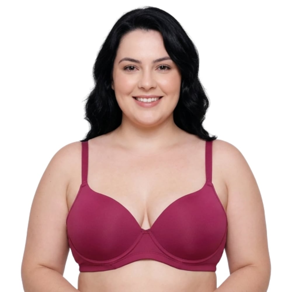 Sutiã Plus Size Liso Com Aro E Bojo Casquinha Corpo Nu