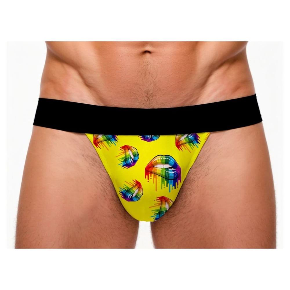 Cueca Sensual Jockstrap Pride Sortida Pimenta Sexy