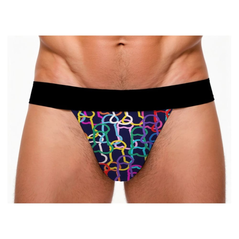 Cueca Sensual Jockstrap Pride Sortida Pimenta Sexy