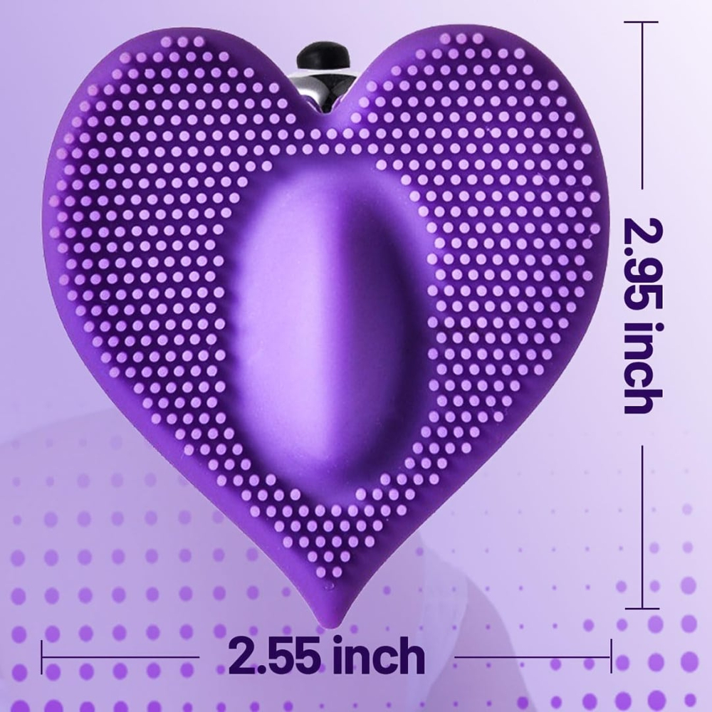 Vibrador De Calcinha Coração Com Cerdas Vibe Toys