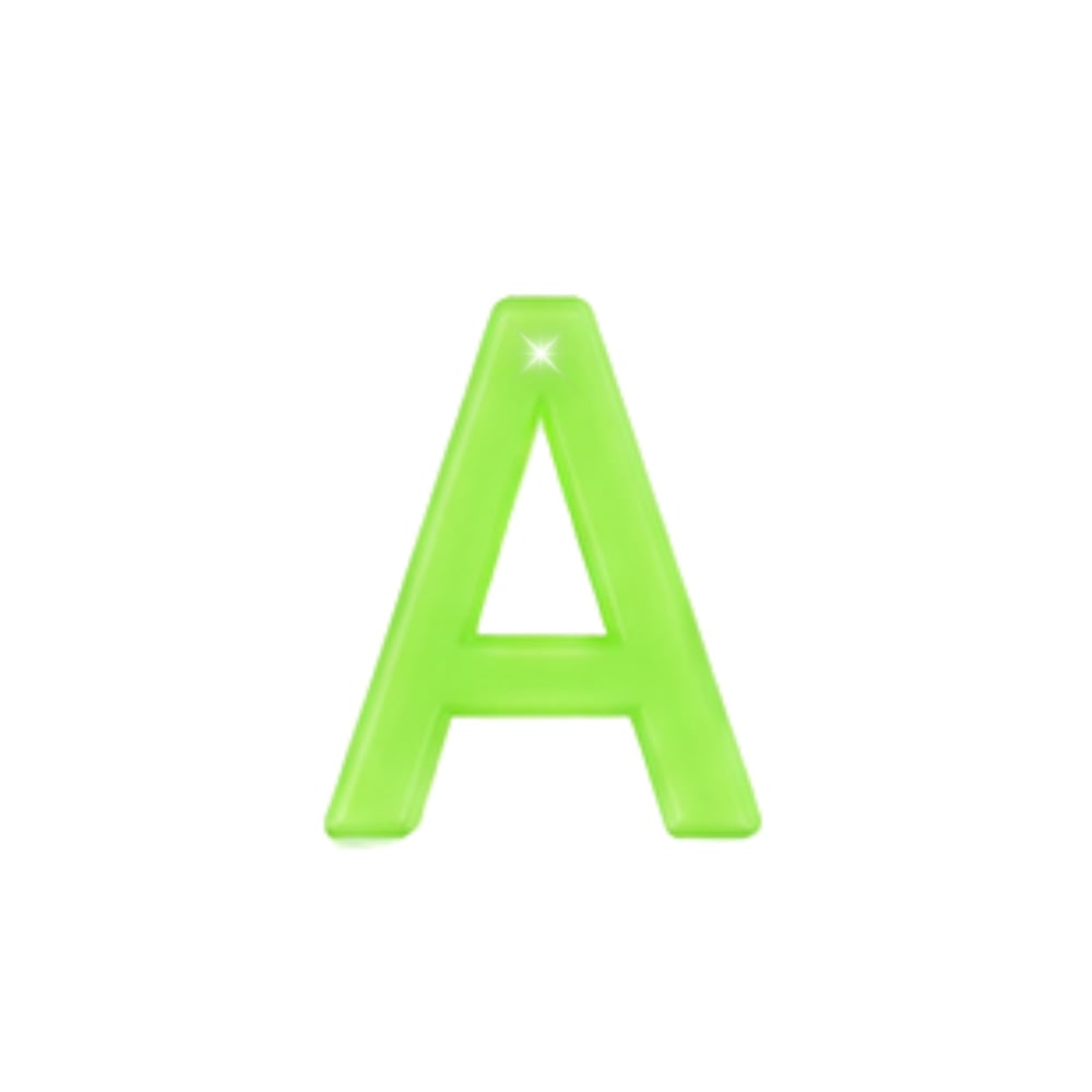 Letras Para Personalizar Fosforecente De Plástico Hard