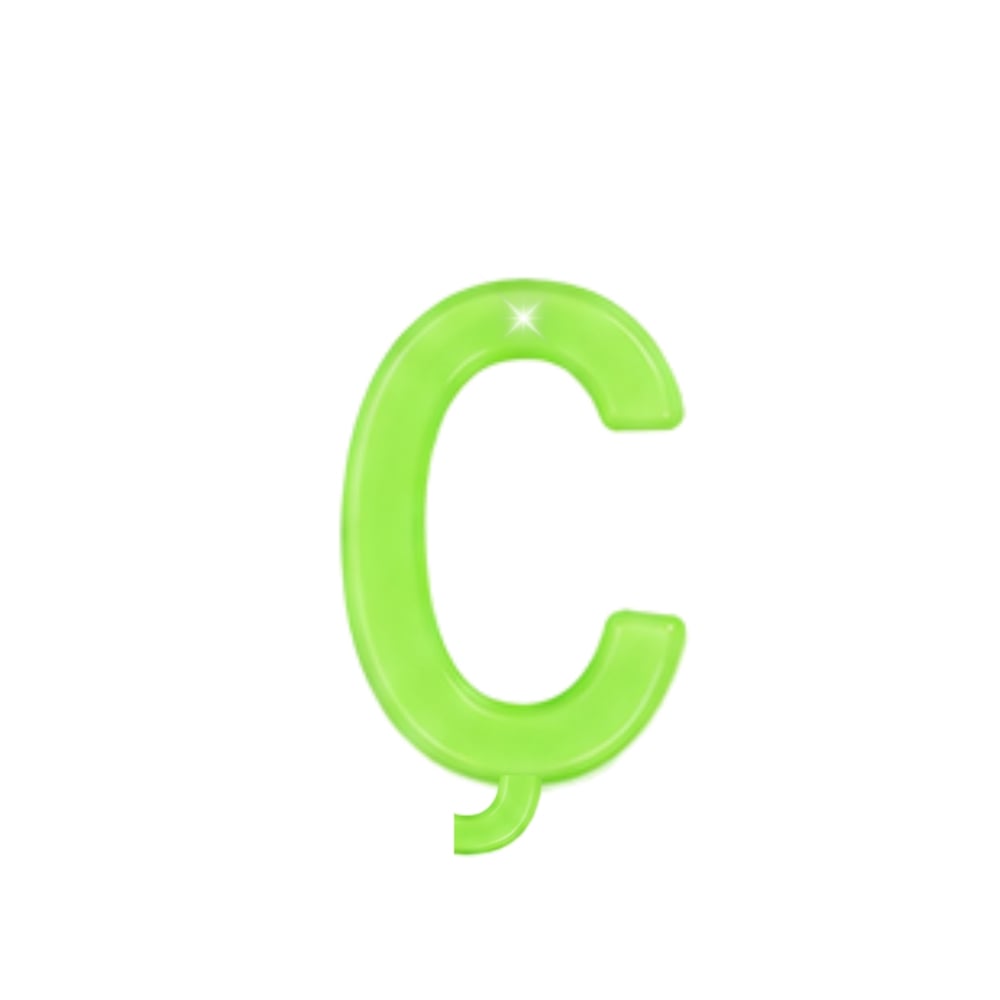 Letras Para Personalizar Fosforecente De Plástico Hard