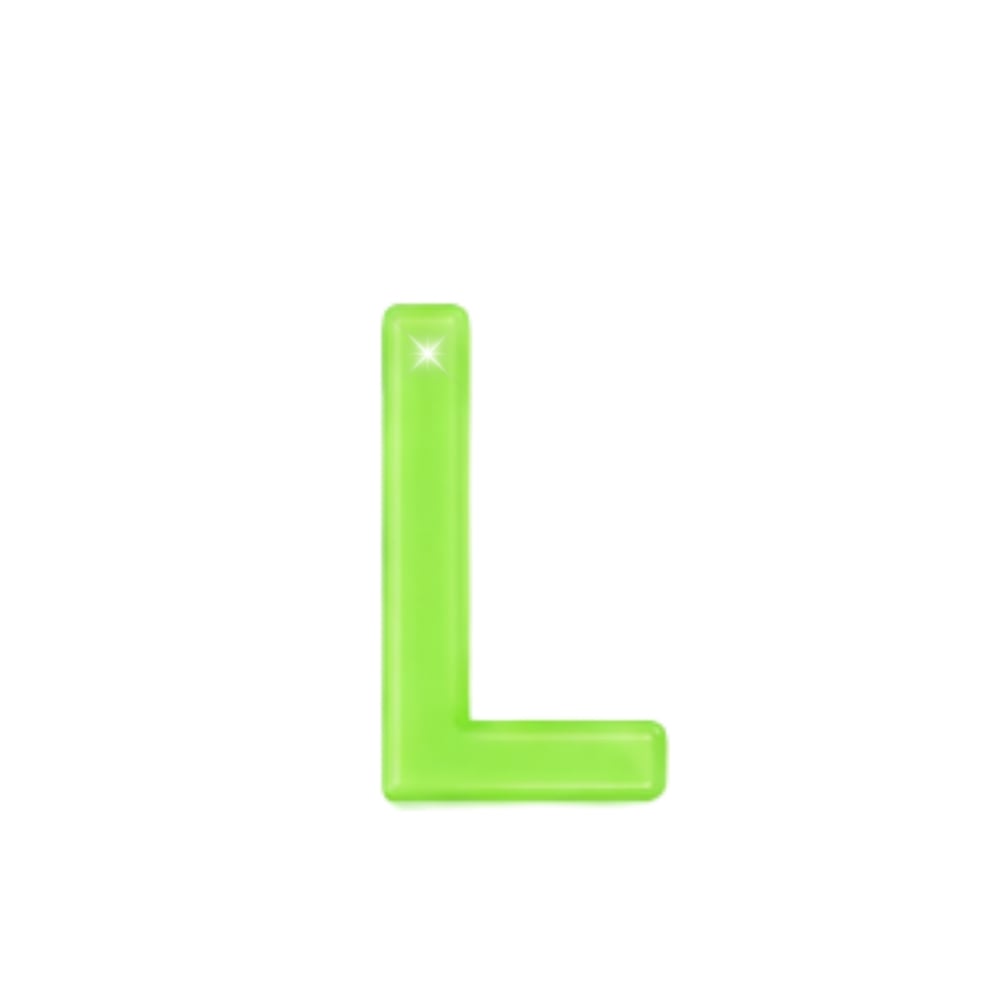 Letras Para Personalizar Fosforecente De Plástico Hard