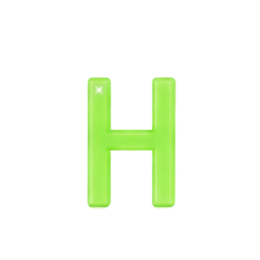 Letras Para Personalizar Fosforecente De Plástico Hard
