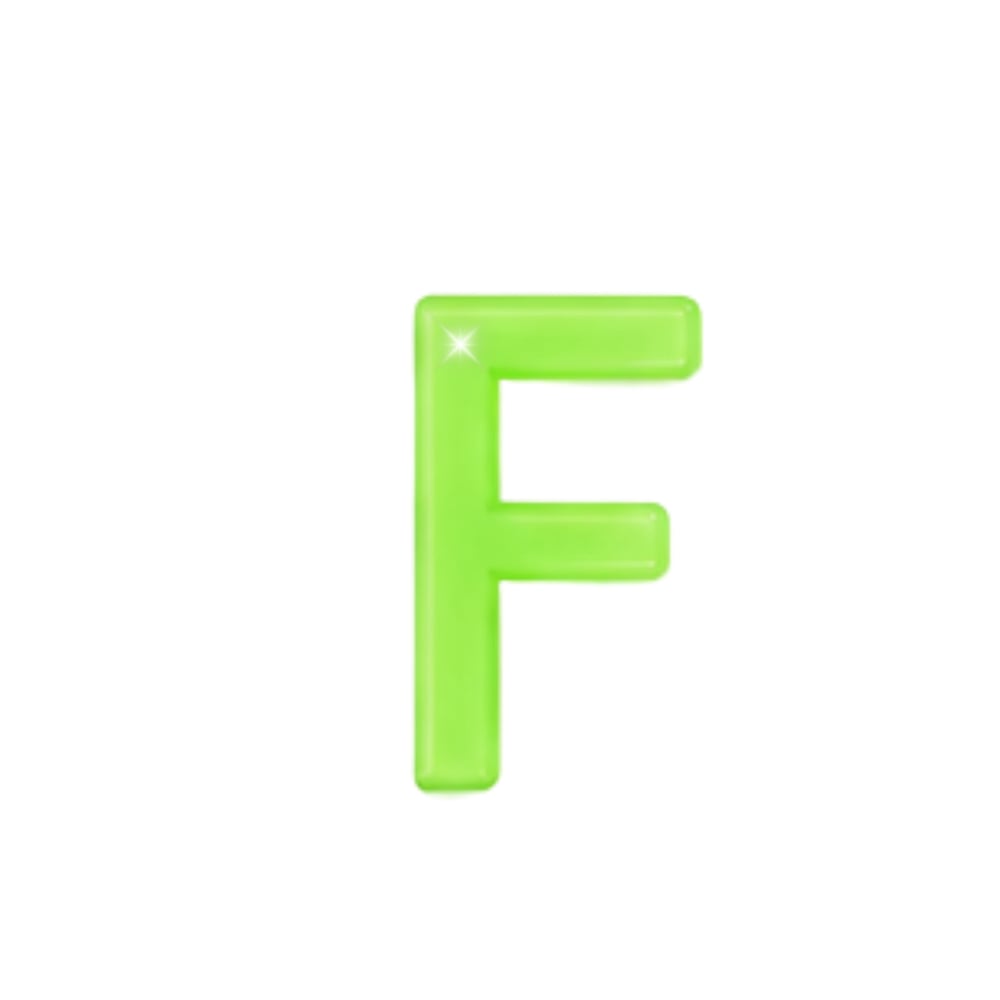 Letras Para Personalizar Fosforecente De Plástico Hard