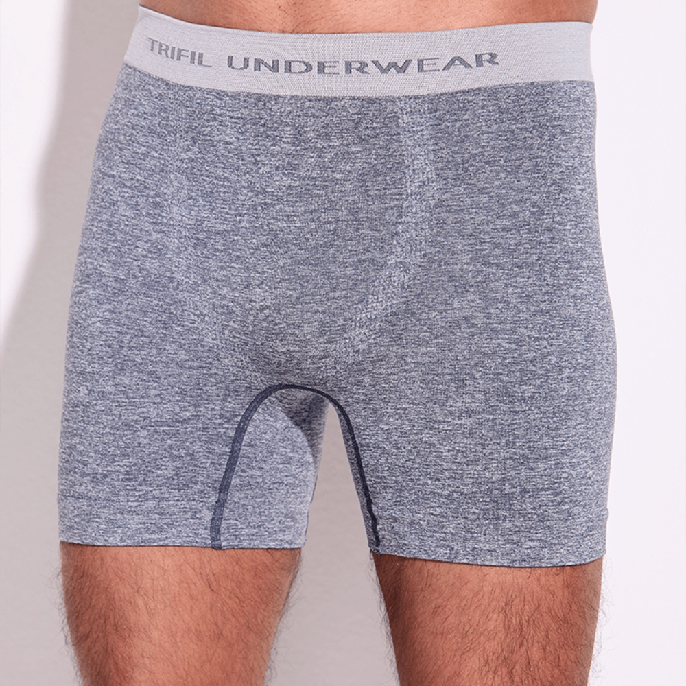 Cueca Boxer Sem Costura Com Elástico Personalizado Trifil