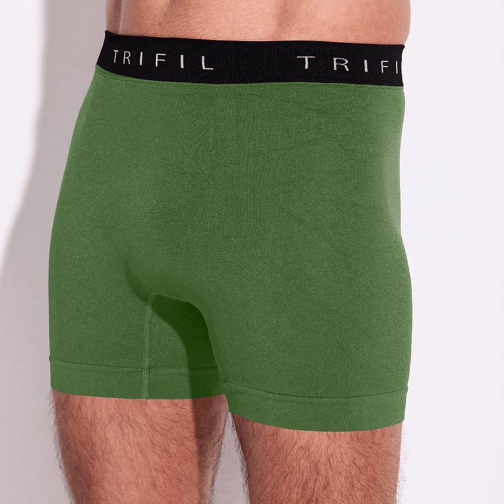 Cueca Boxer Sem Costura Lisa Trifil