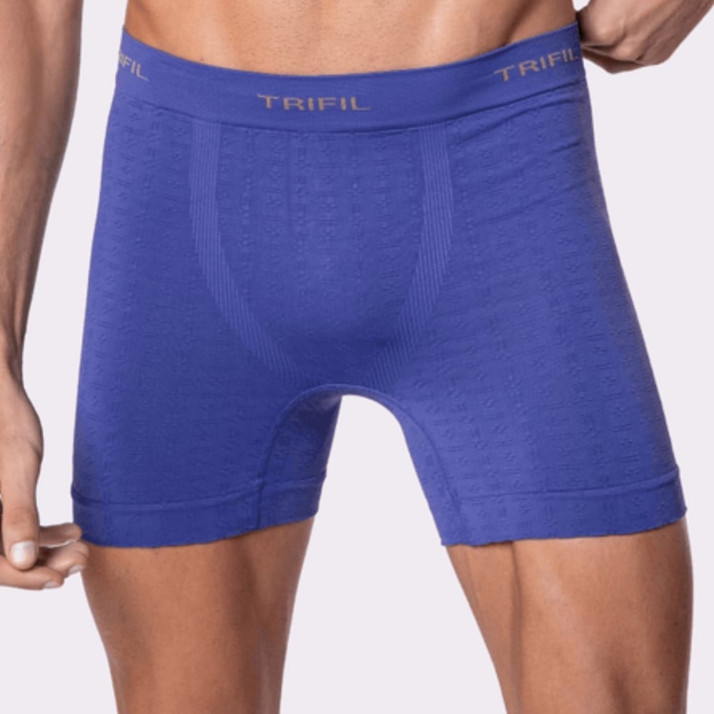 Cueca Boxer Adulto Canelada Sem Costura Trifil