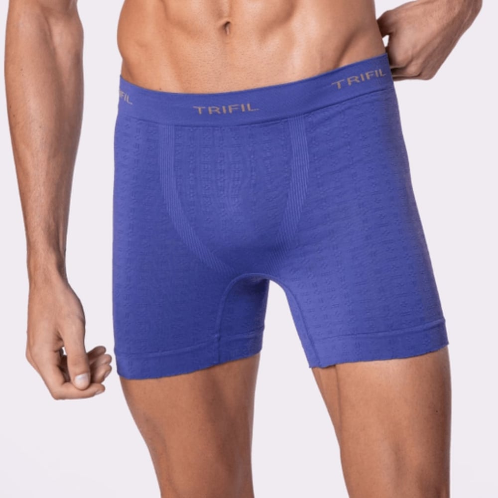 Cueca Boxer Adulto Canelada Sem Costura Trifil