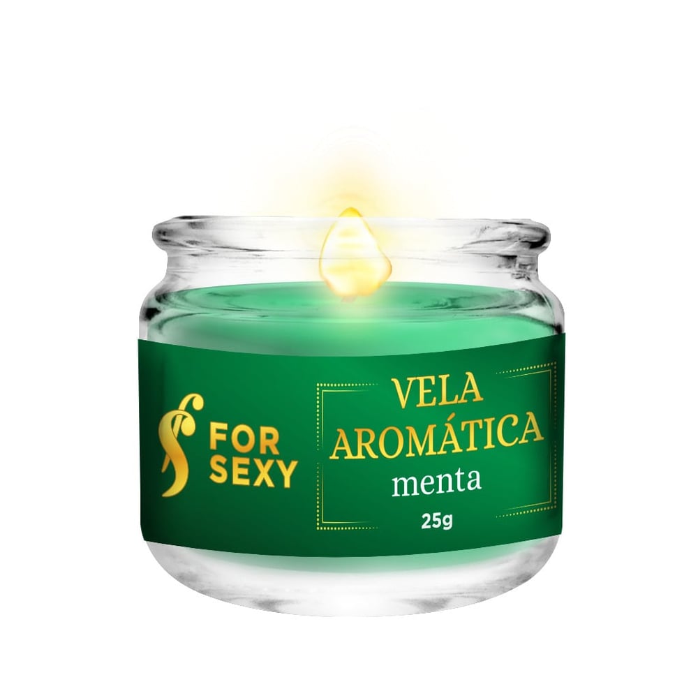 Vela Beijável Aromática 25g For Sexy