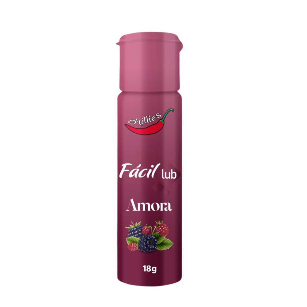 Fácil Lub Lubrificante Beijável 18g Chillies