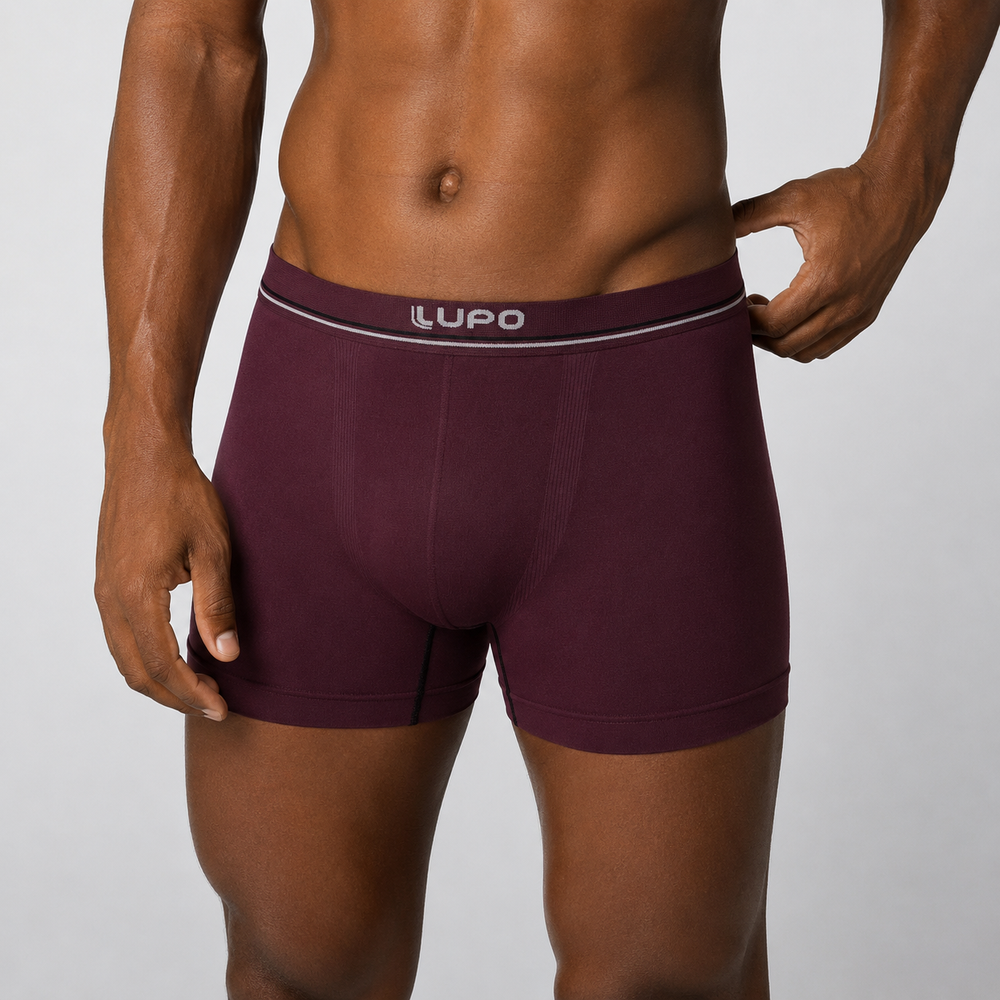 Cueca Boxer Micorfibra Sem Costura Colors Lupo
