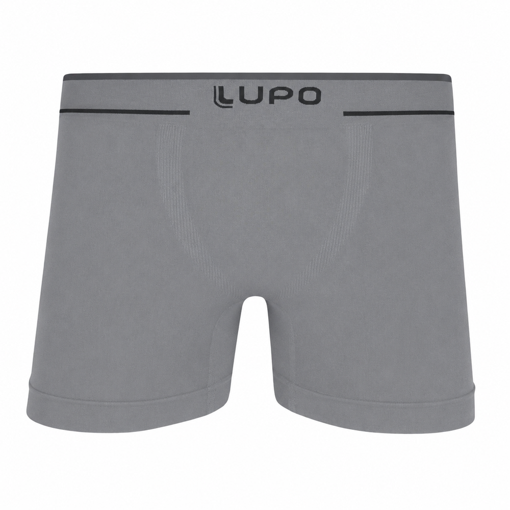 Cueca Boxer Plus Size Sem Costura Cós Uni Faixa Lupo