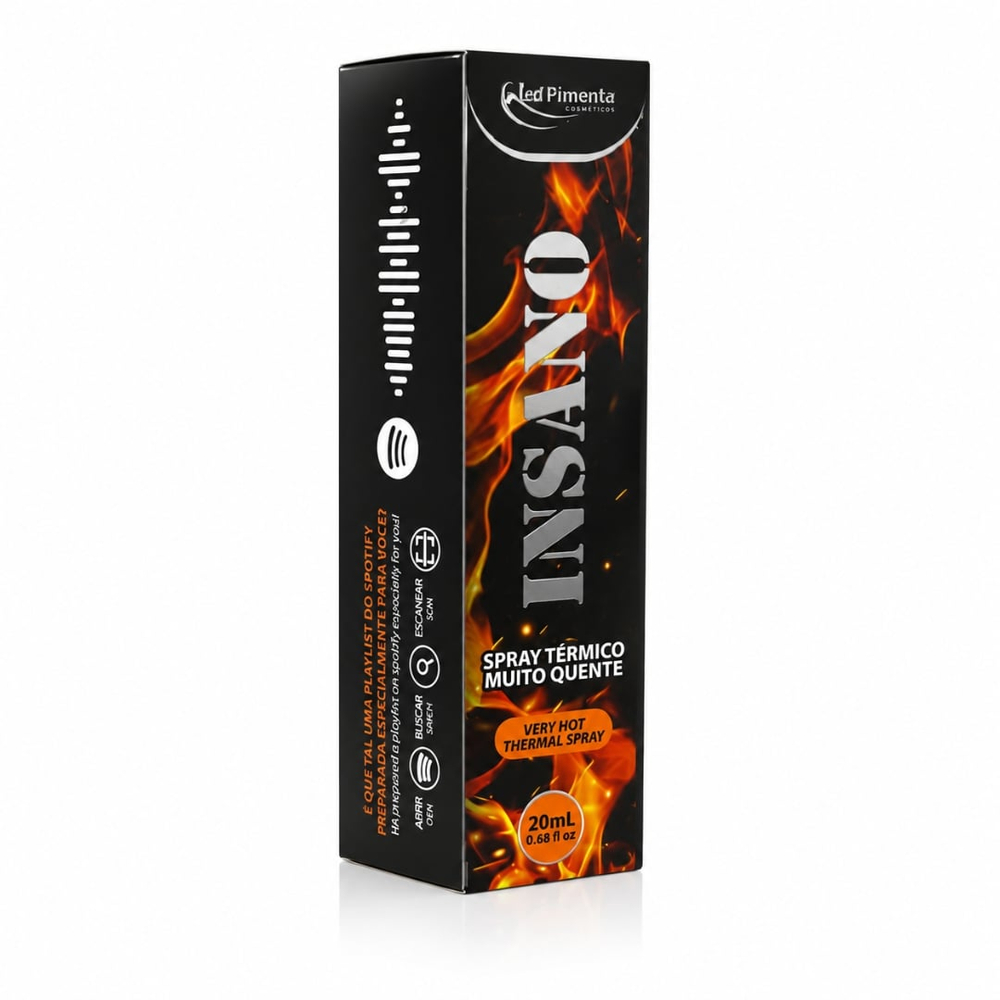 Insano Spray Termico Muito Quente 20ml La Pimienta