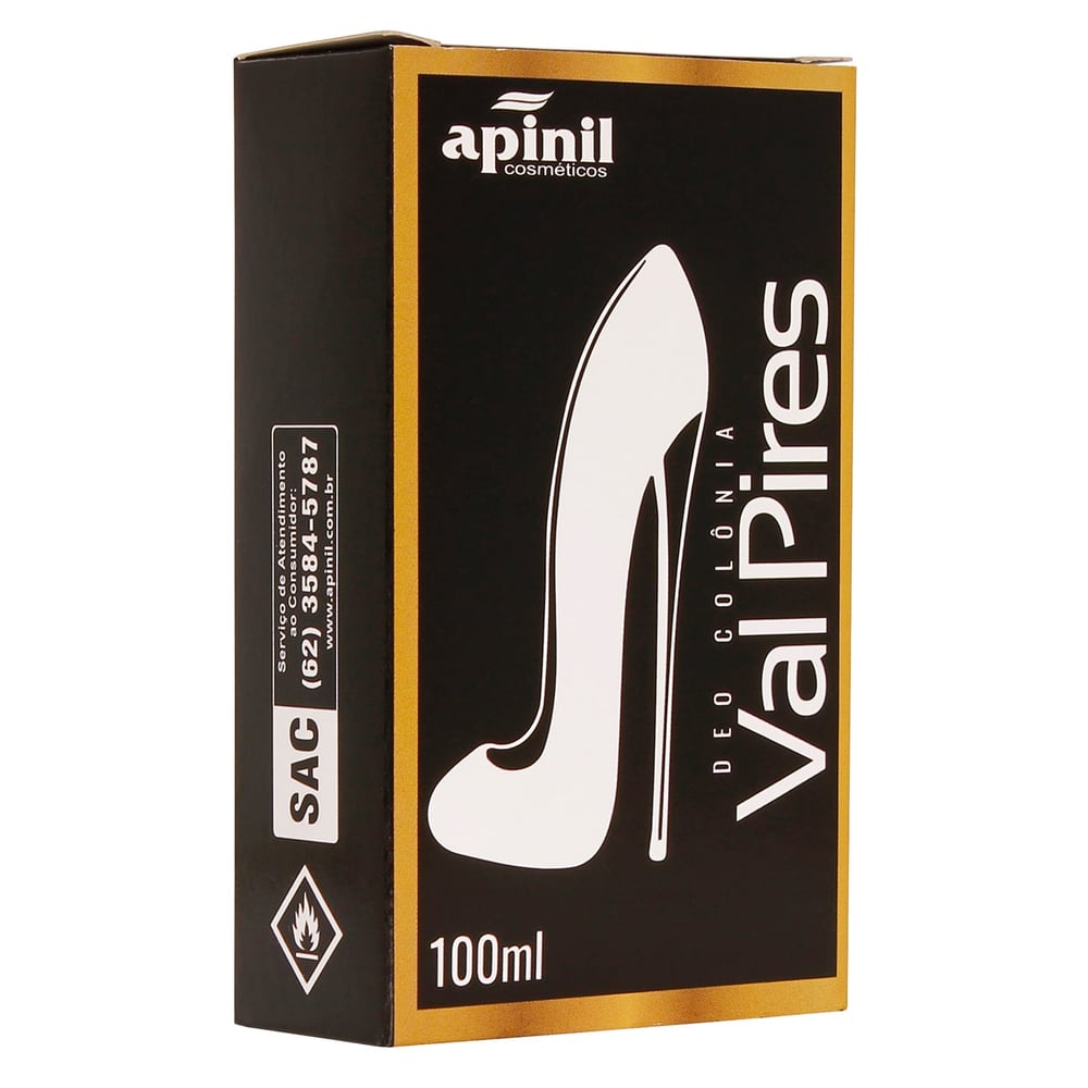 Val Pires Deo Colônia Feminina 100ml Apinil