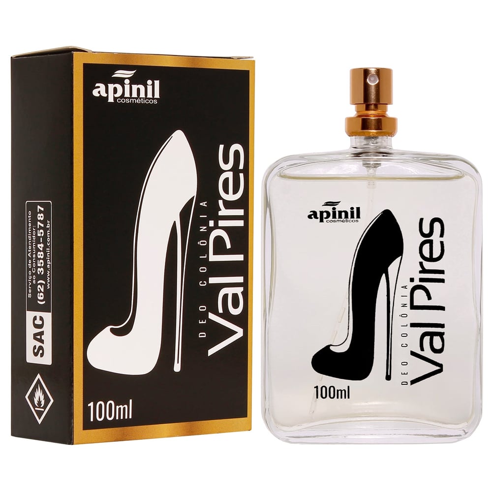 Val Pires Deo Colônia Feminina 100ml Apinil