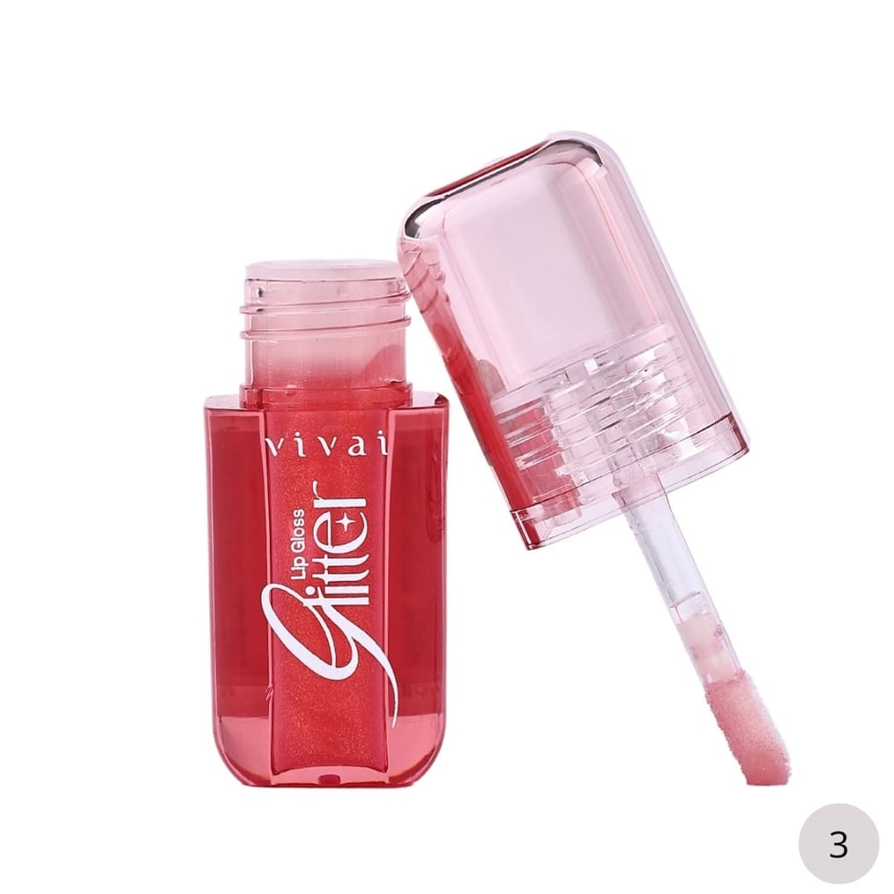 Lip Gloss Glitter Cintilante 3ml Vivai