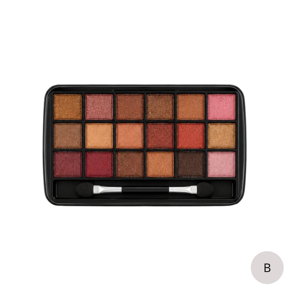 Estojo De Sombra Matte Com 18 Cores Vivai