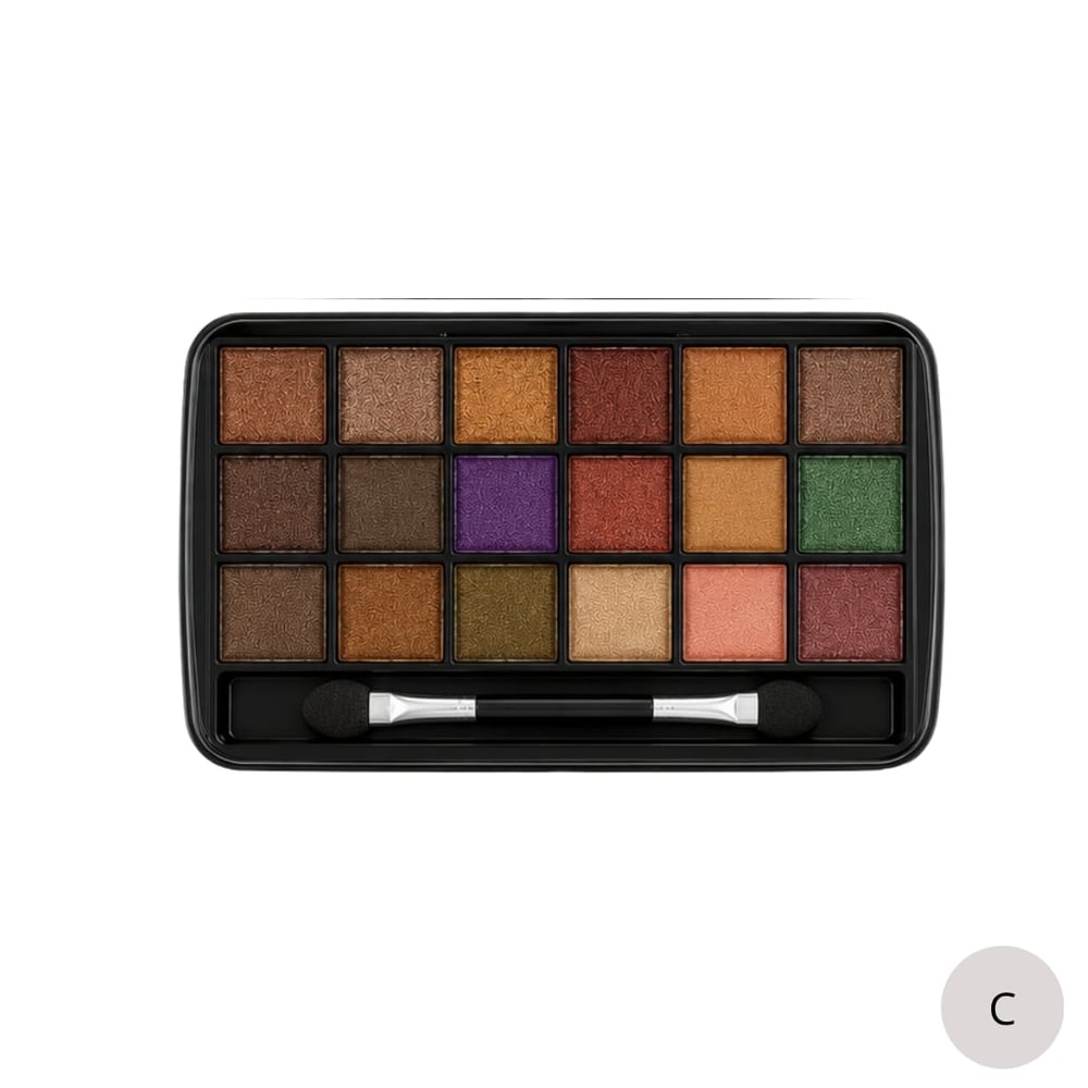 Estojo De Sombra Matte Com 18 Cores Vivai