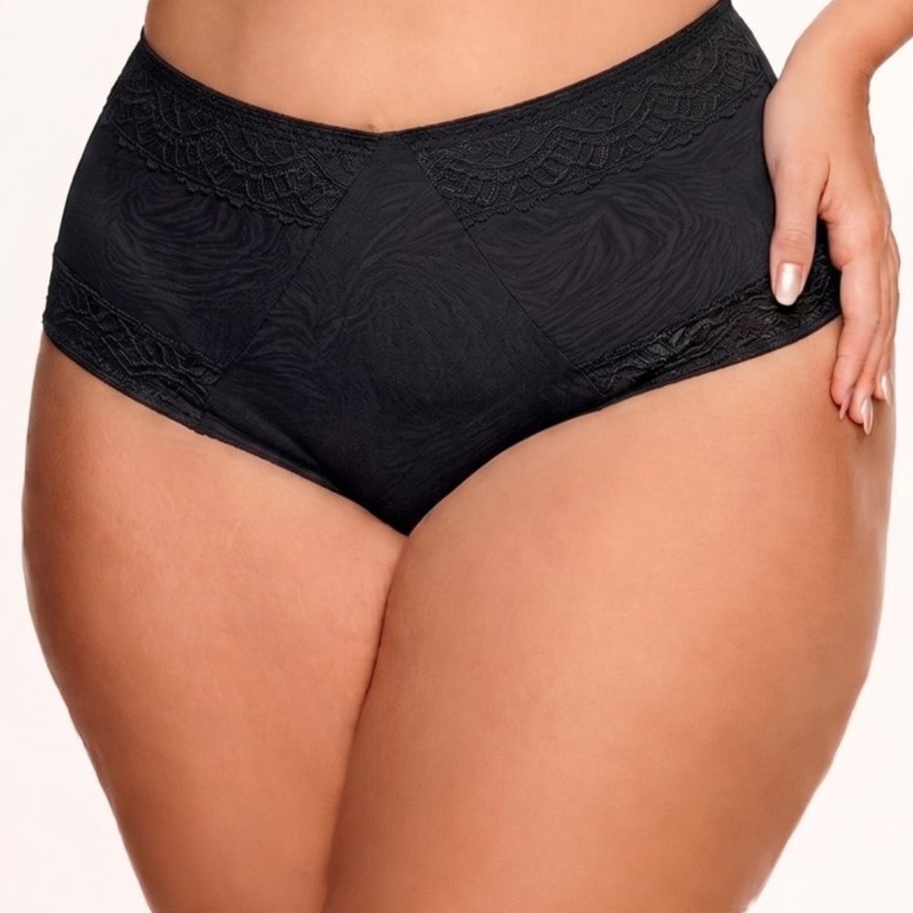 Calcinha Plus Size Cintura Alta Frente V Nayane