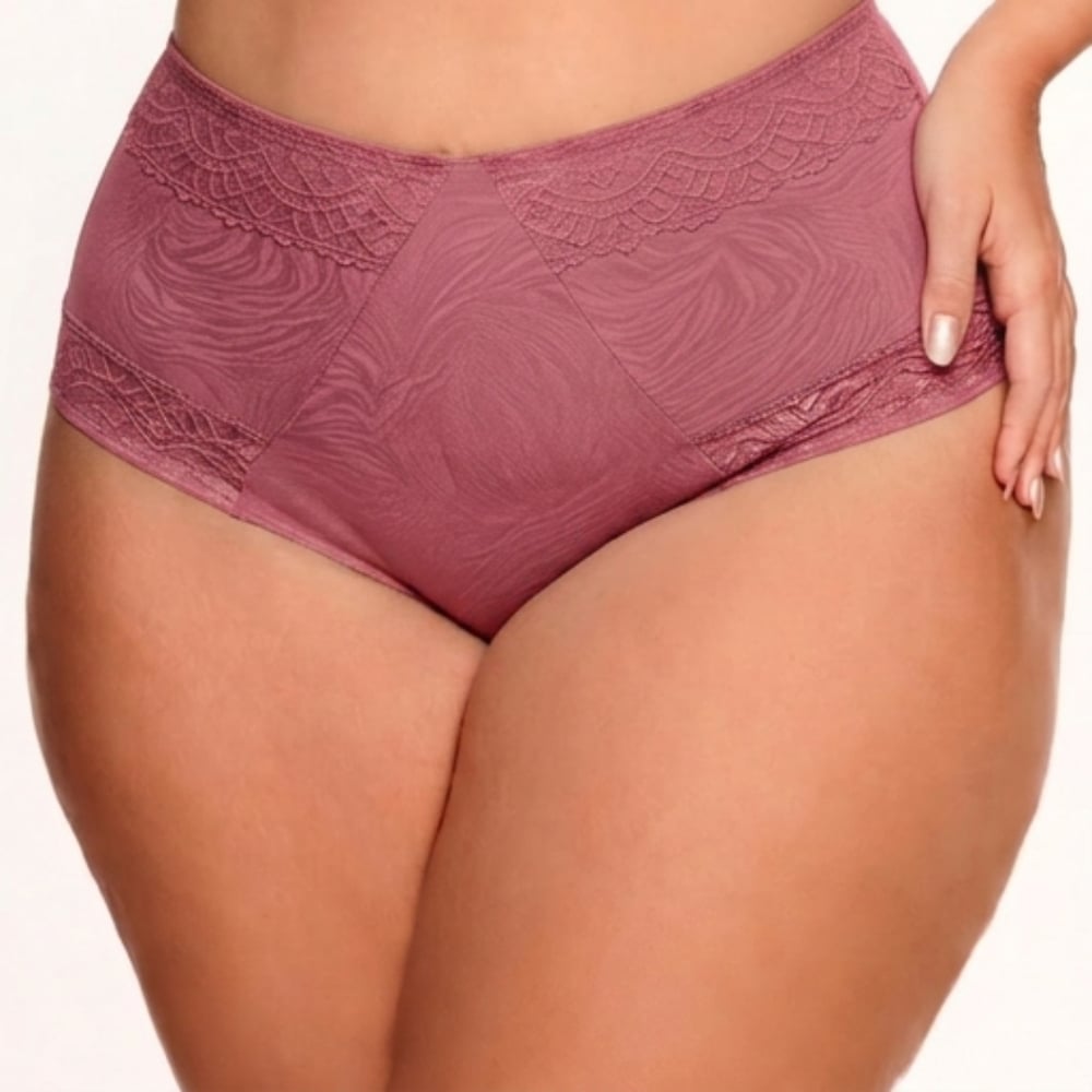 Calcinha Plus Size Cintura Alta Frente V Nayane