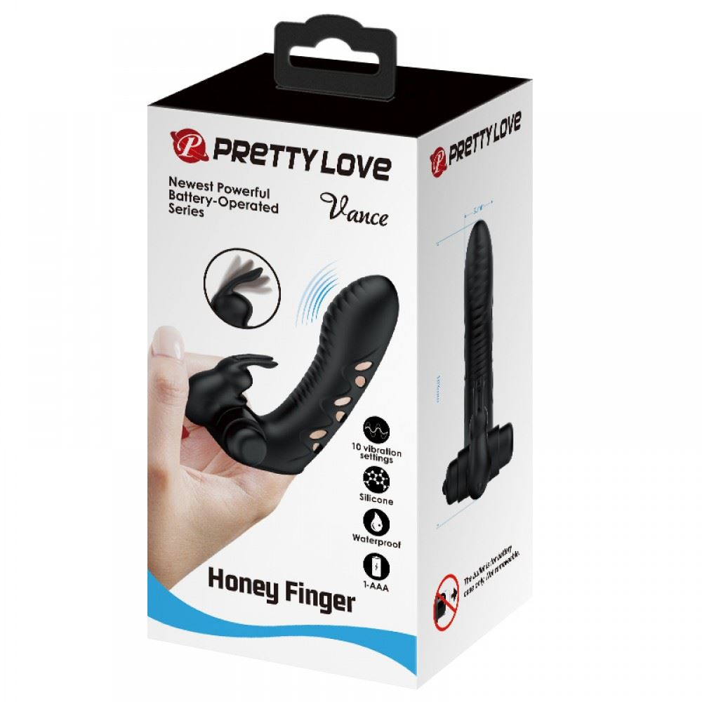Dedeira Com Estimulador Clitoriano 10 Vibrações Vance Pretty Love