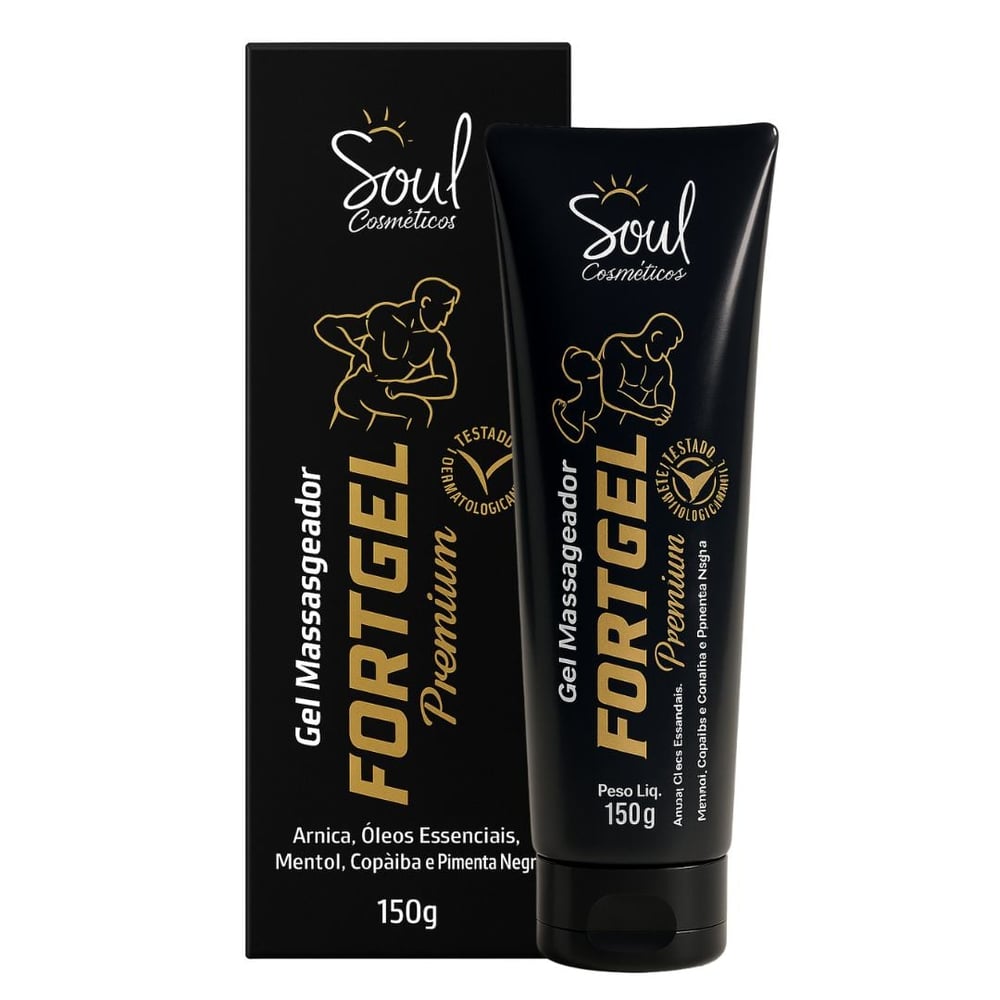 Fortgel Premium Gel Para Massagem 150g Soul Cosméticos