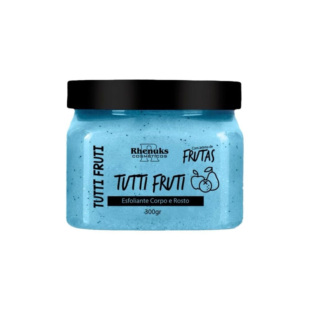 Esfoliante Frutas Corpo E Rosto 300g Rhenuks Cosméticos
