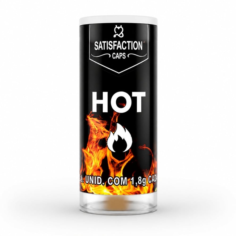 Bolinha Com óleo De Massagem Hot 04 Unidades Satisfaction Caps