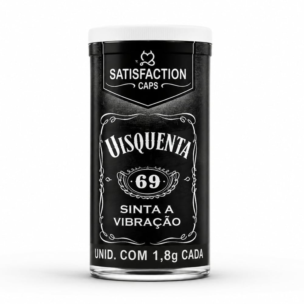 Uisquenta 69 Bolinha Vibra E Aquece 03 Unidades Satisfaction Caps