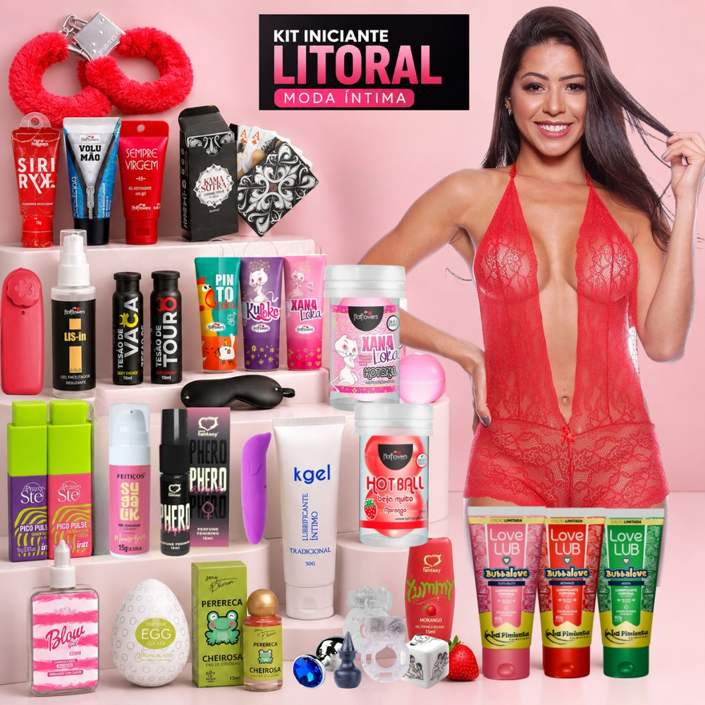 Super Kit Iniciante Com 35 Itens Litoral Moda íntima