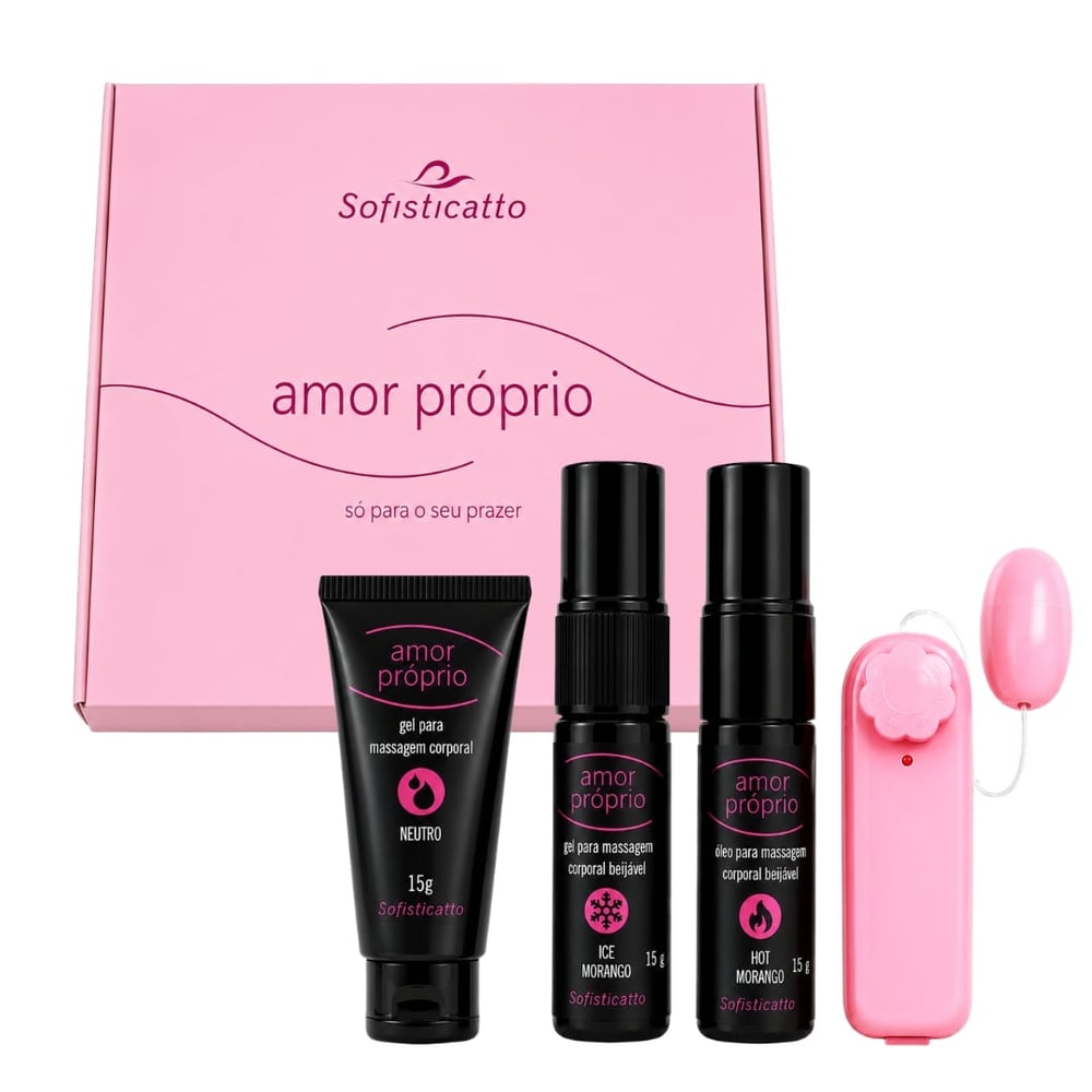 Kit Amor Próprio Só Para Seu Prazer Sofisticatto