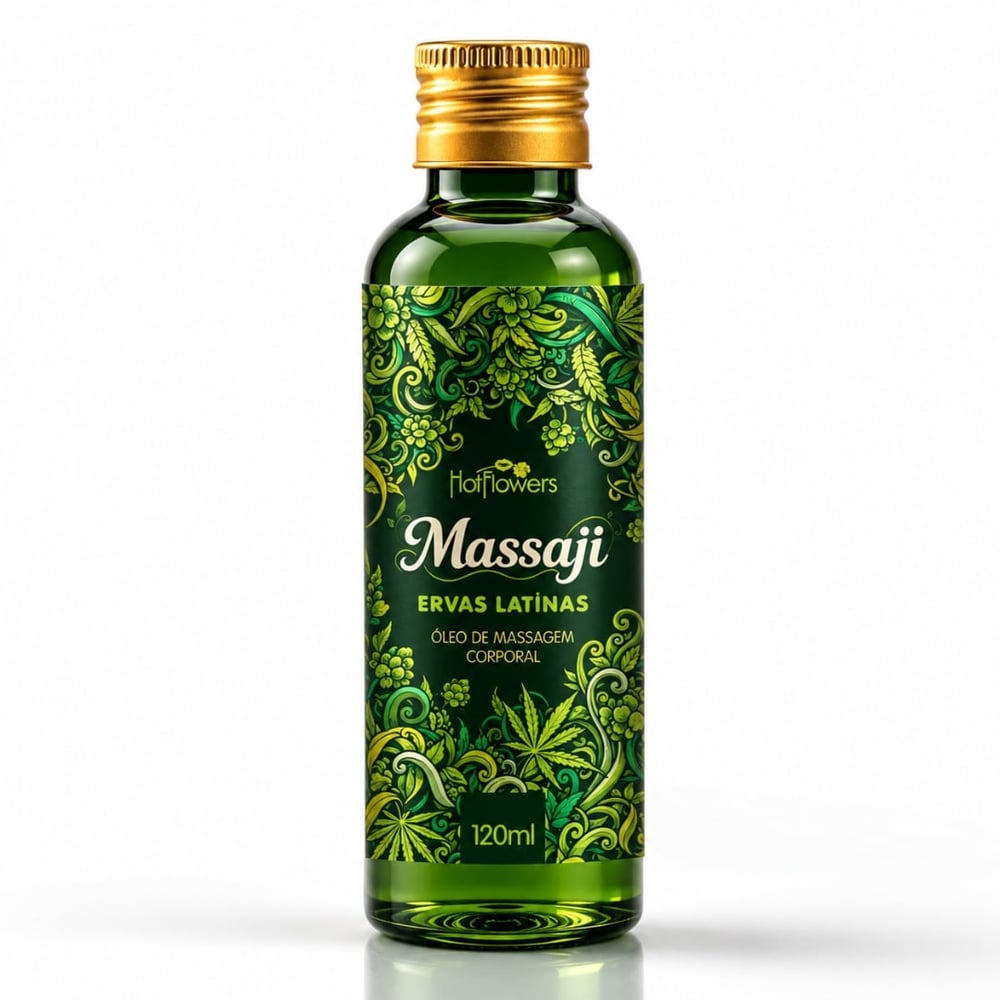Óleo Massaji Ervas Latinas 120ml Hot Flowers