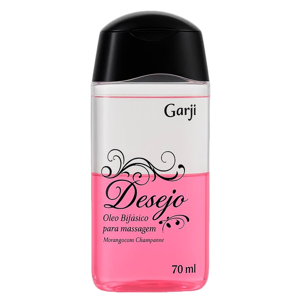 Desejo Oleo Bifasico 70ml Morango Com Champanhe Garji