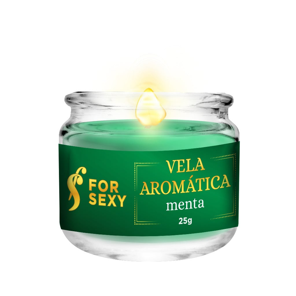 Vela Beijável Aromática 25g For Sexy