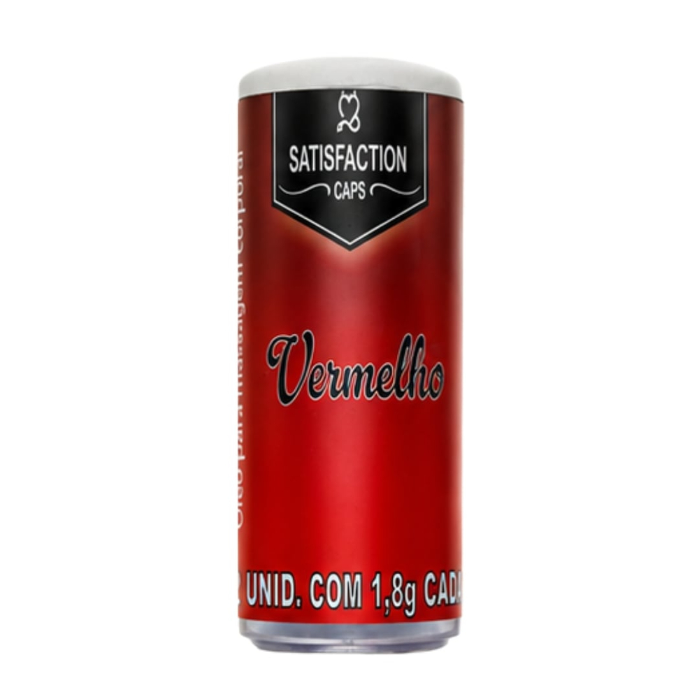 Bolinhas Aromáticas Com óleo Corporal 02 Unidades Satisfaction Caps
