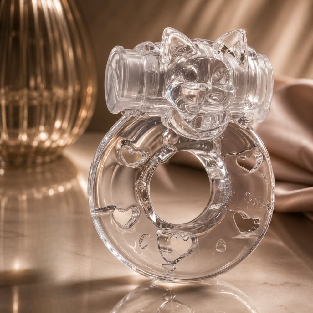 Anel Peniano Vibrador Bichinho Transparente Vibe Toys