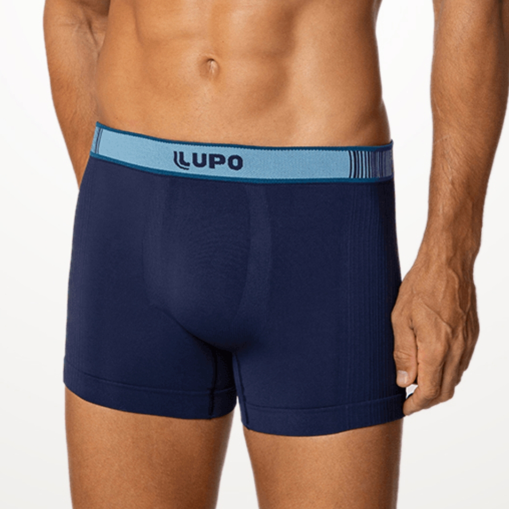 Cueca Boxer Microfibra Sem Costura Lupo