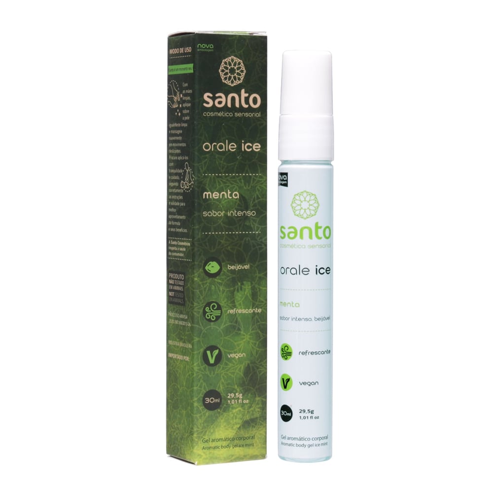 Orale Ice Gel Beijável 30ml Santo
